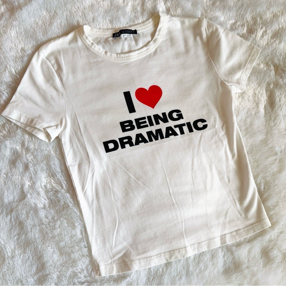 zara graphic tee